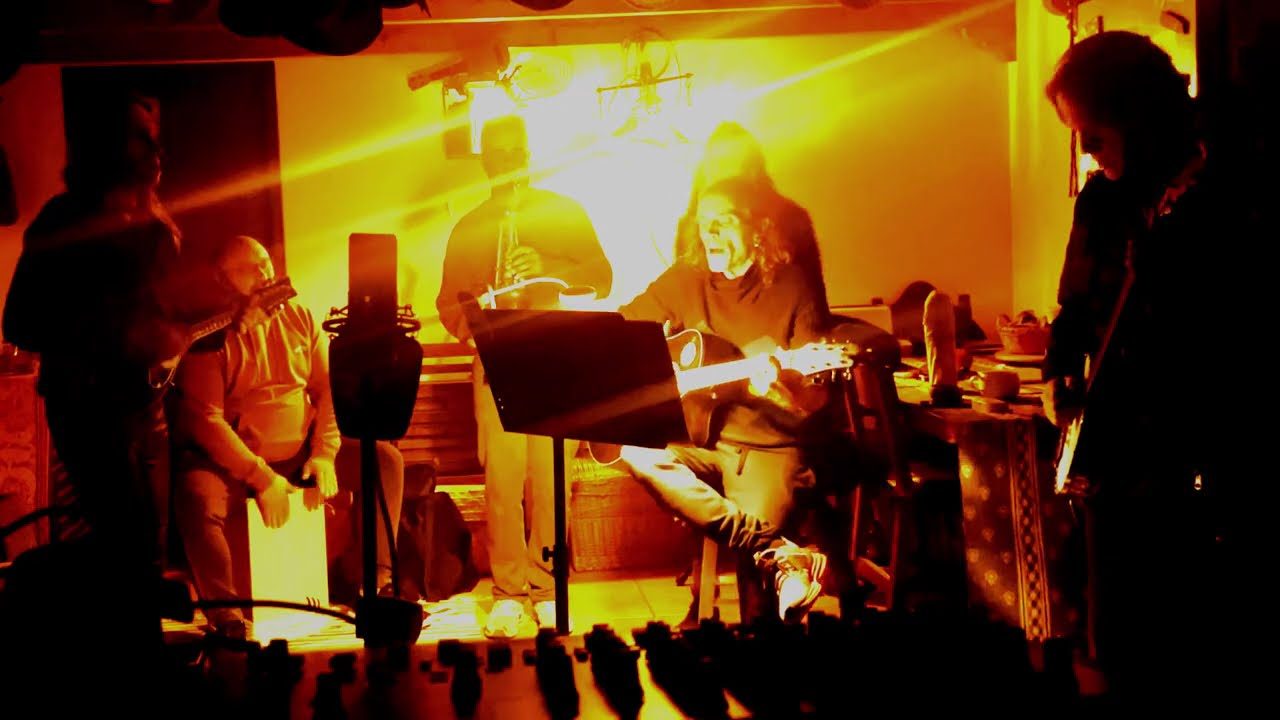 The band playing live in Burgau
